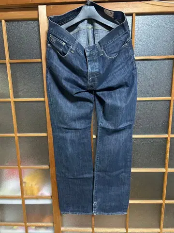 GSTAR RAW 스트레이트 데님 다크 블루