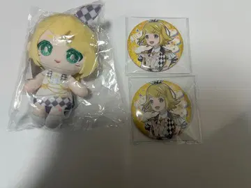 프로세카 하피콜 봉제 인형 마스코트 캔 배지 카가미네 린