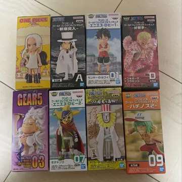 원피스 월드 콜렉터블 피규어 8개 세트 미개봉품