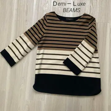 데미룩스 빔즈 보더 니트 티셔츠 프리 사이즈