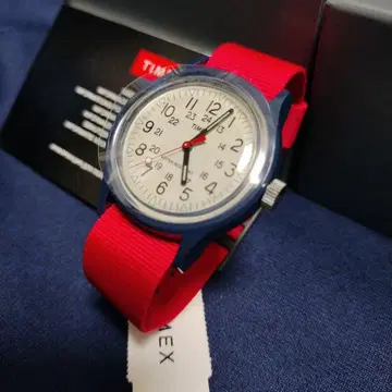 TIMEX 오리지널 캠퍼 36mm 레드 TW2U84300