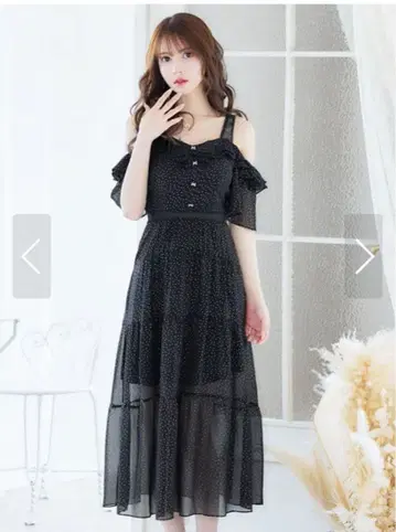 기간 한정 판매 SETTAN 드레스 A라인 오픈 숄더 원피스