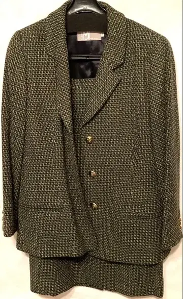 미라셰인 그린 스커트 수트 이탈리아제 48