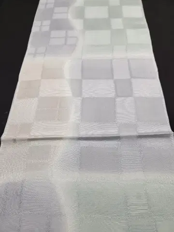 순수 실크 오비 요로케 이치마츠 보카시 하자 있음 o250