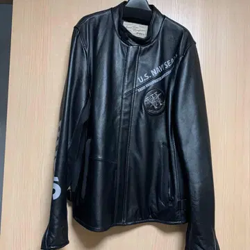AMREX U.S. NAVY SEAL 가죽 자켓 L