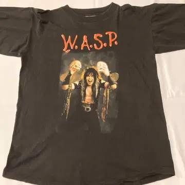 메탈 T셔츠 L 사이즈 와스프 W.A.S.P. 블랙
