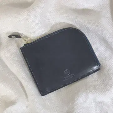 글렌로얄 GLENROYAL 브라이들 레더 지퍼 미니 파스 지갑 네이비