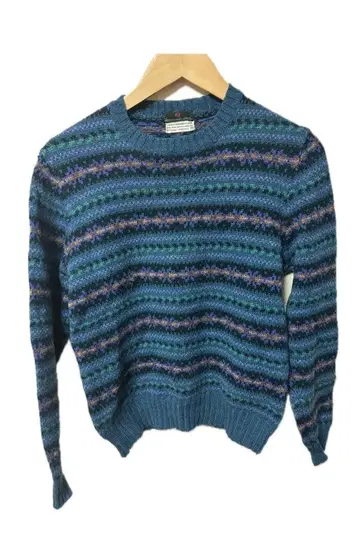 70s vintage 아바클로 니트 us 구제 의류 올 패턴