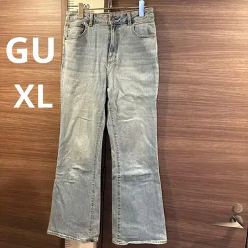 GU 부츠컷 데님 연한 블루 XL
