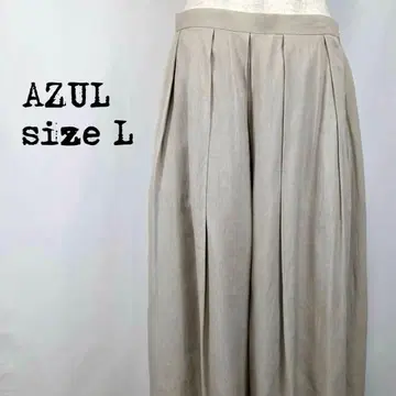 AZUL by moussy 아즈르 턱 큐롯 카트 베이지 L