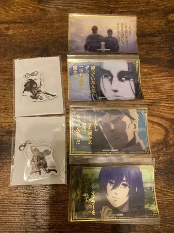 진격의 거인 기억으로의 진격 복권 리바이, 한지 아크릴 참 스티커