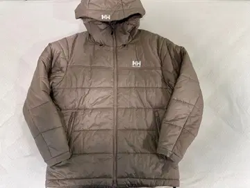 HELly Hansen 후드 부착 다운 자켓 L 사이즈 브라운