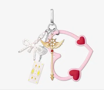 CASETIFY 하트형 아크릴 키링