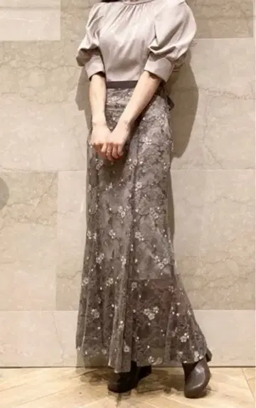 SNIDEL 3piece 조젯 레이스 원피스