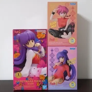 란마 1/2 란마 샴푸 피규어 (3종)