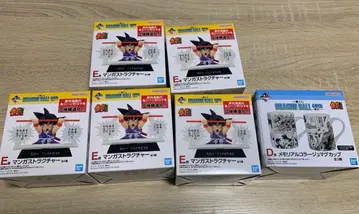 제일복권 드래곤볼 E상 만화 스트럭처 전부 5종류 D상