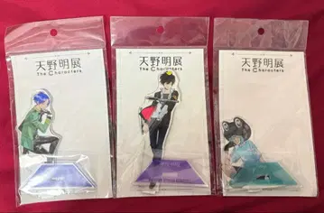 아마노 아키라 전시회 캐릭터 아크릴 스탠드 3개 세트