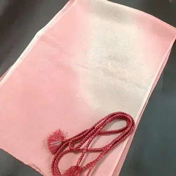 치도리야 센 3 오비 장식 천 허리띠 세트 핑크 보르도