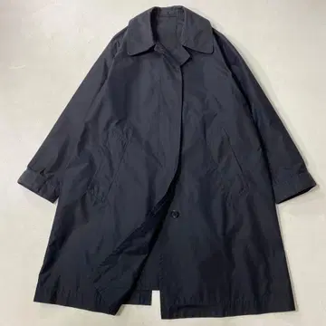 MARGARET HOWELL 코튼 나일론 코팅 스텐카라 코트