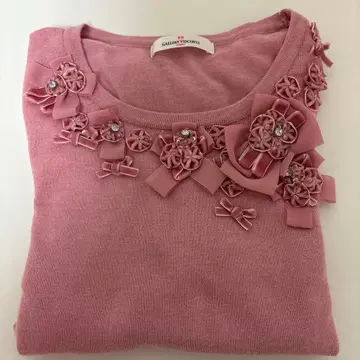 갤러리 비스콘티 니트 2 새상품 핑크