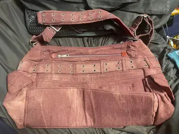 GRANCY 그랑시 데님 숄더백 레드 빨간색