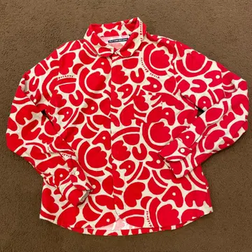 TIGRE BROCANTE 패턴 프린트 긴팔 셔츠 S