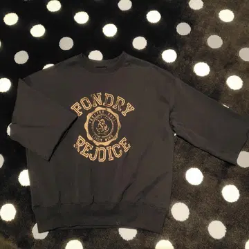 블랙 L 사이즈 맨투맨 7부 소매