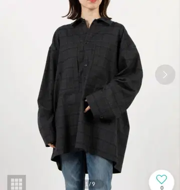 CLANE 클라네 체크 포켓 오버 셔츠