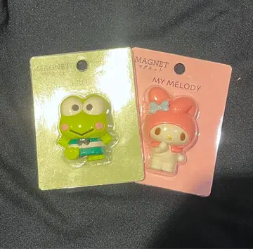 케로케로케로피 마이멜로디 마그넷 마스코트 2개 세트