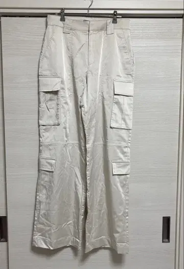 새상품 ZARA 새틴 카고 팬츠 SATIN CARGO TROUSERS