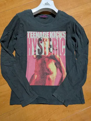 HYSTERIC GLAMOUR 히스 긴팔 T셔츠 그레이