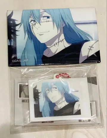 주술회전 마히토 캔뱃지 키링