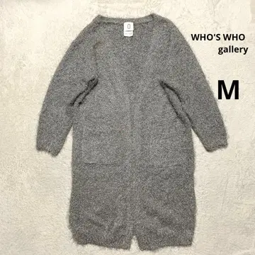 WHO'S WHO gallery 롱 가디건 그레이 M 사이즈