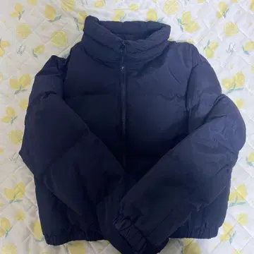 블랙 다운 자켓