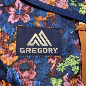 17년 한정판 그레고리 파인 데이 루미나 태피스트리 백팩 꽃무늬 파란색