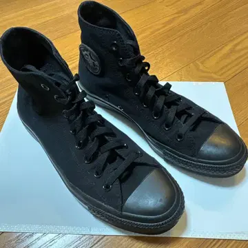 Converse 블랙 하이컷 26.5