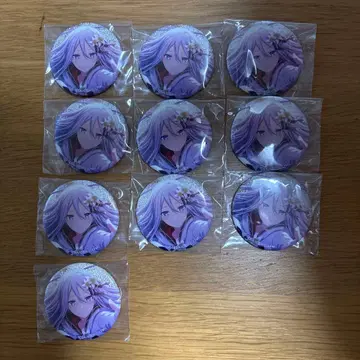 요이사키 카나데 화이트 백합 그리터 캔뱃지 묶음 판매 프로세카