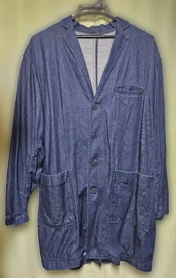 GLOBAL WORK 데님 롱 코트