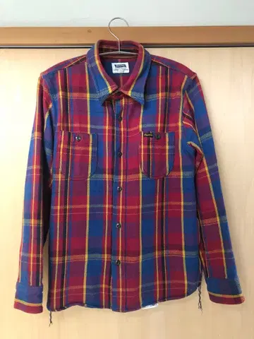 PHERROW'S 체크 무늬 플란넬 셔츠