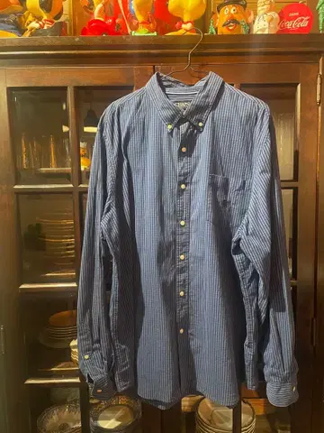 CHAPS 스트라이프 긴팔 셔츠 XXL