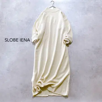 새상품 미사용품 슬로브 이에나 워셔블 울 니트 롱 니트 원피스