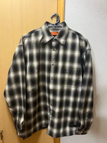 XENO 옴브레 체크 셔츠