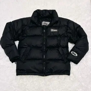 FIRST DOWN 퍼스트다운 다운 자켓 블랙 자수 리브