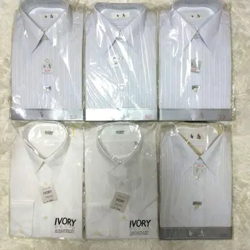 긴팔 와이셔츠 6매 세트 사이즈 37-82 R057