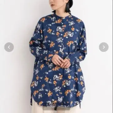 yuni 꽃무늬 블라우스