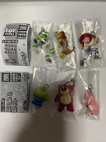 토이스토리 흔들흔들 이어지는 마스코트 버즈 라이트이어 슬링키 외