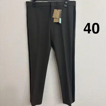 40 누메 사이드 라인 팬츠 카키