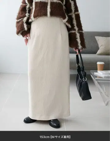 [ 미사용 ] DISCOAT 컷 콜 내로우 스커트 M 사이즈