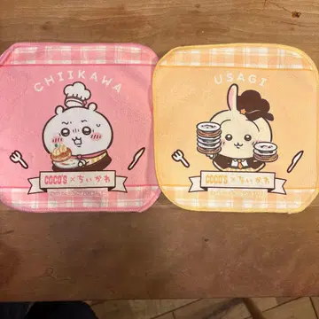 치이카와 코스 콜라보 미니 타월 토끼 치이카와 2장