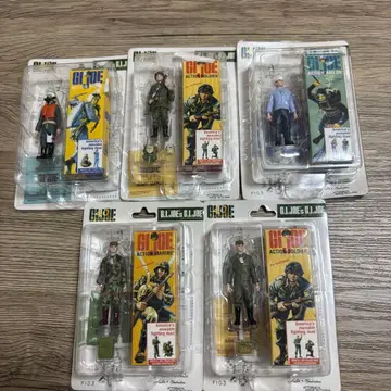 GI JOE 미니 피규어 5개 밀리터리 지아이조